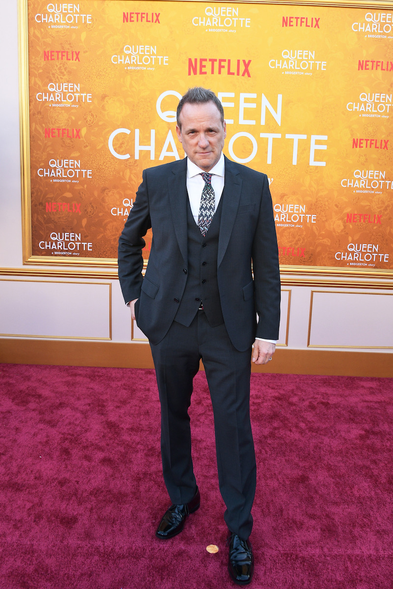 Tom Verica attends Netflix's Queen Charlotte: A Bridgerton Story World Premiere at Regency Village Theatre on April 26, 2023 in Los Angeles, California.