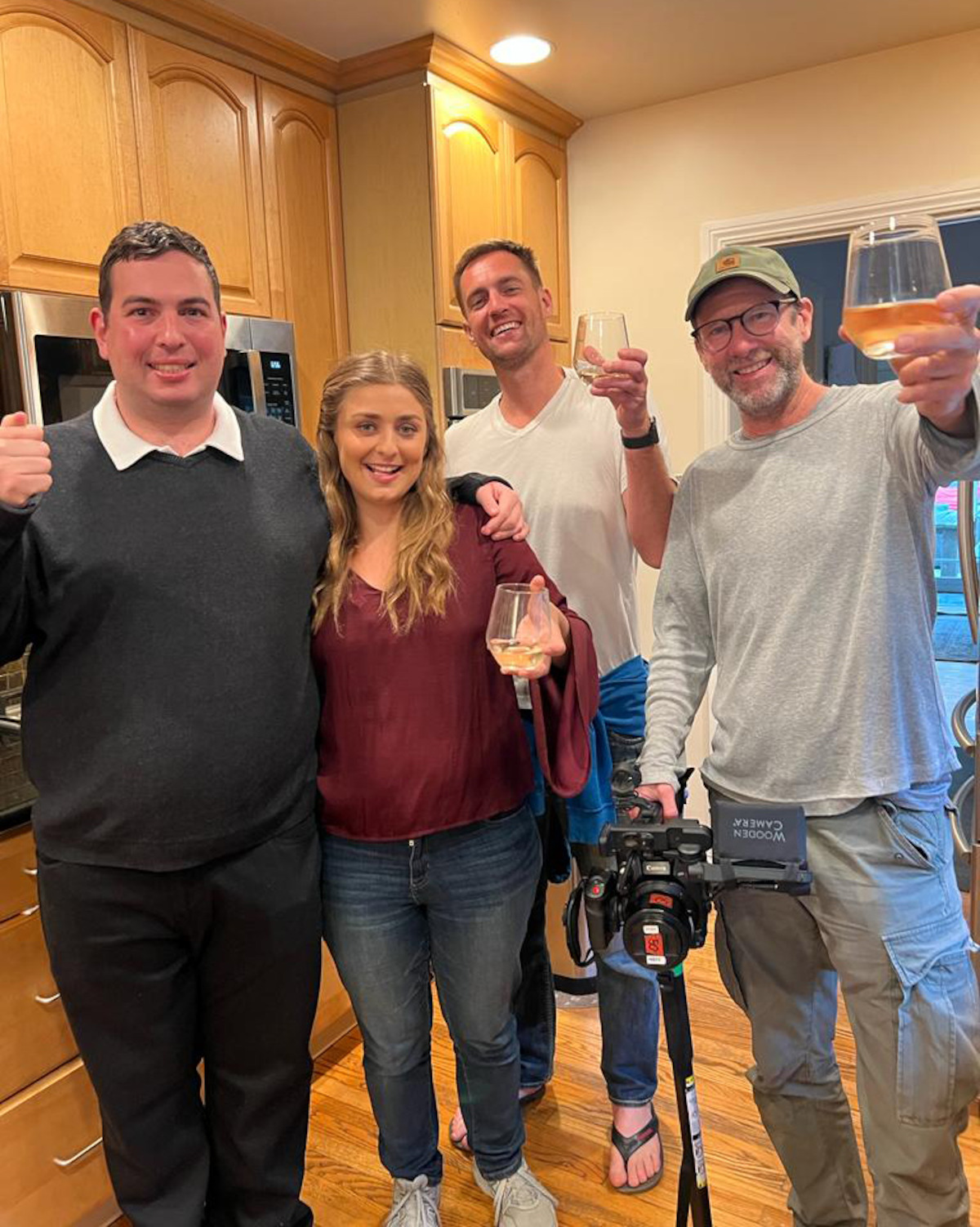 David and Abbey with Cian O’Clery