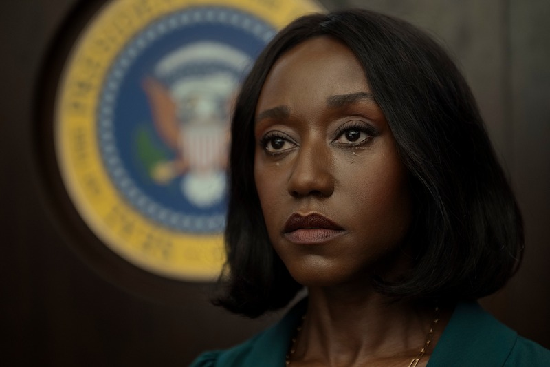 Nana Mensah as Billie Appiah in 'The Diplomat.'