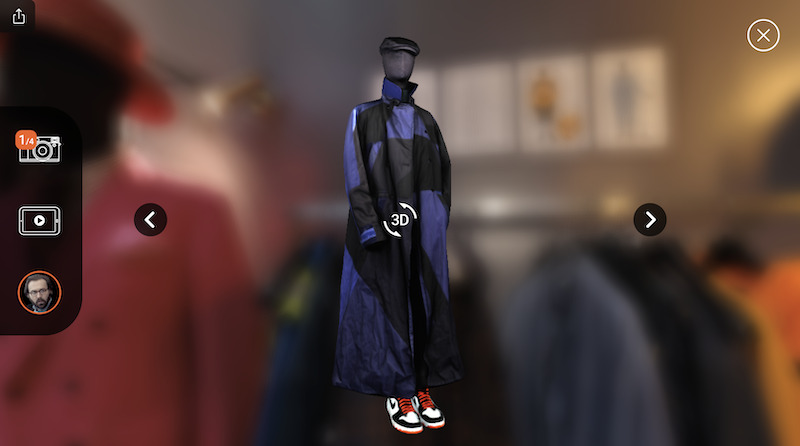 An outfit option in 'Lupin Experience' 