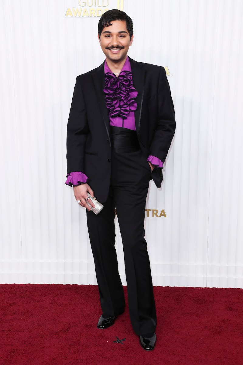 Mark Indelicato at the 2023 Screen Actors Guild Awards in Los Angeles.