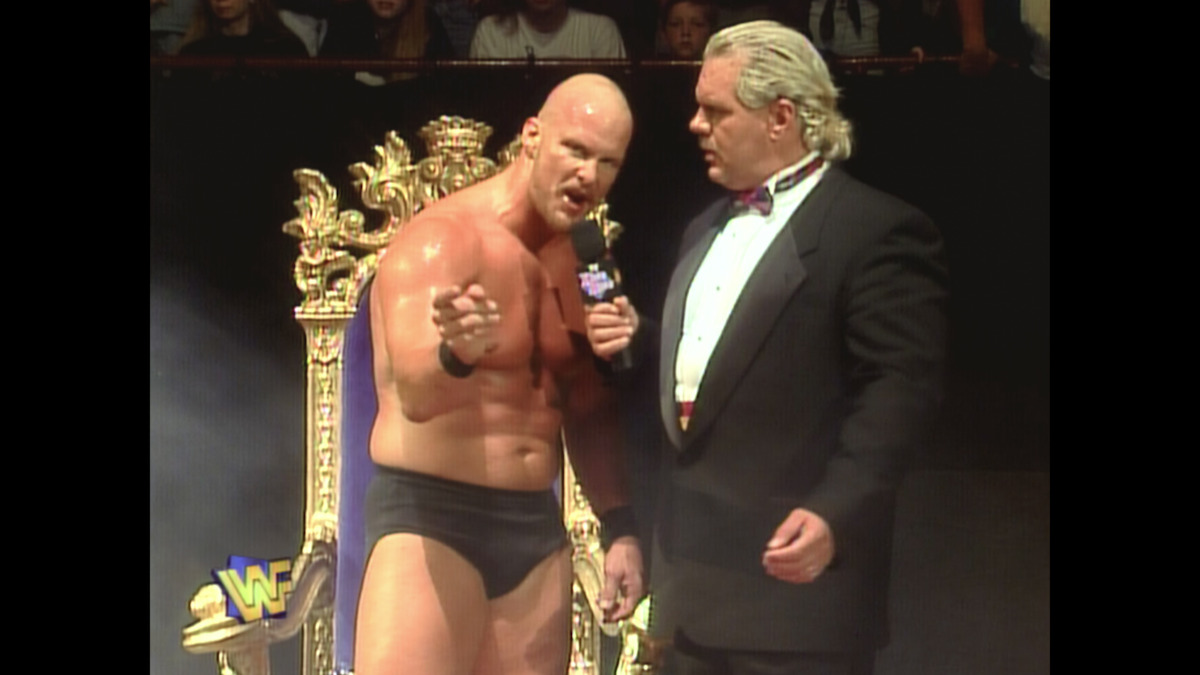 Stone Cold Steve Austin from a scene in ‘Mr. McMahon.’
