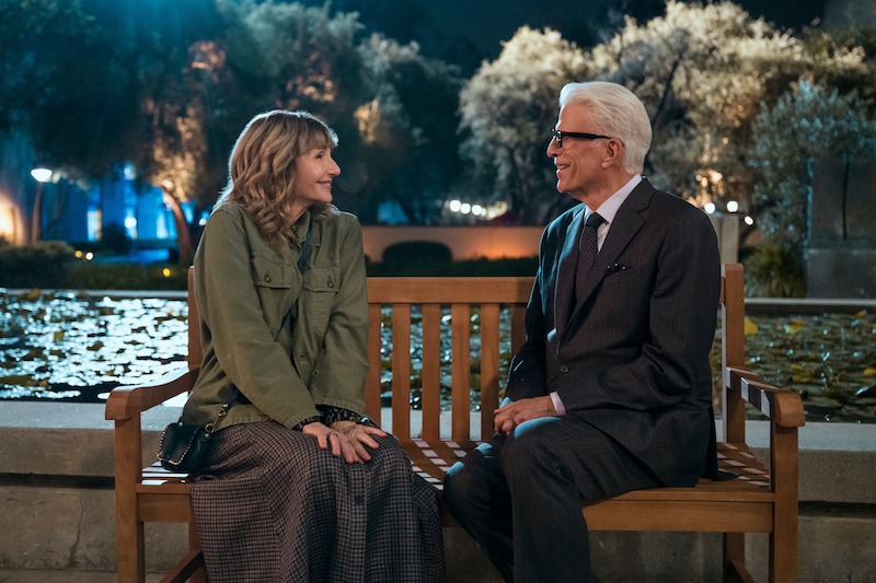 Mary Steenburgen as Mona, Ted Danson as Charles in 'A Man on the Inside' Season 2