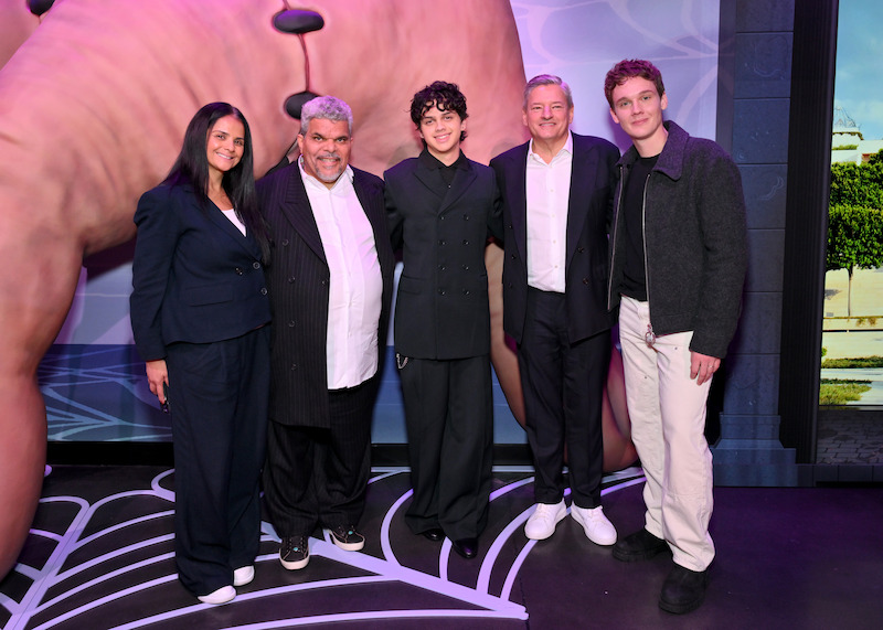 Bela Bajaria, Luis Guzmán, Isaac Ordonez, Ted Sarandos, and Hunter Doohan