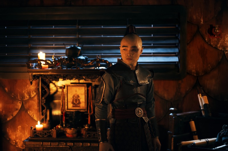 Dallas Liu as Prince Zuko in Season 1 of 'Avatar: The Last Airbender'