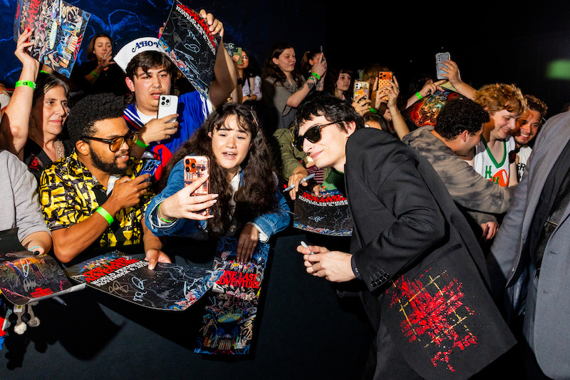 Finn Wolfhard attends the 'Stranger Things' Season 5 World Premiere.
