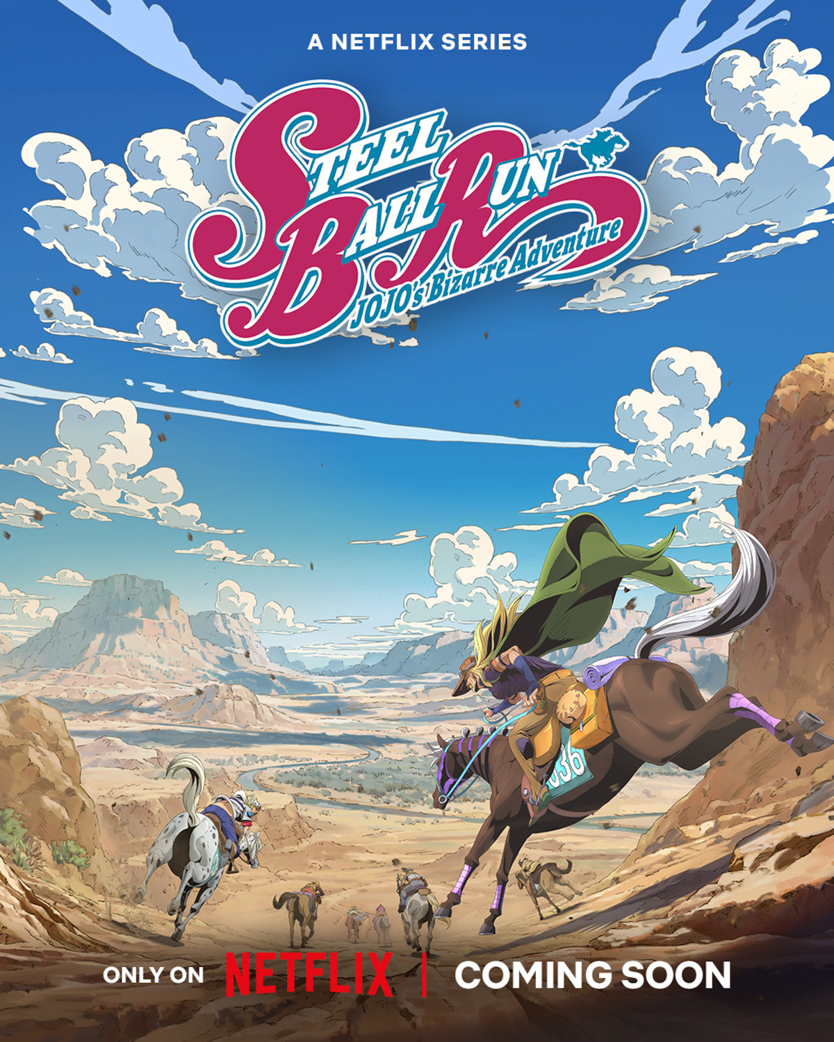 Here's a First Look at Steel Ball Run JoJo's Bizarre Adventure - Netflix  Tudum