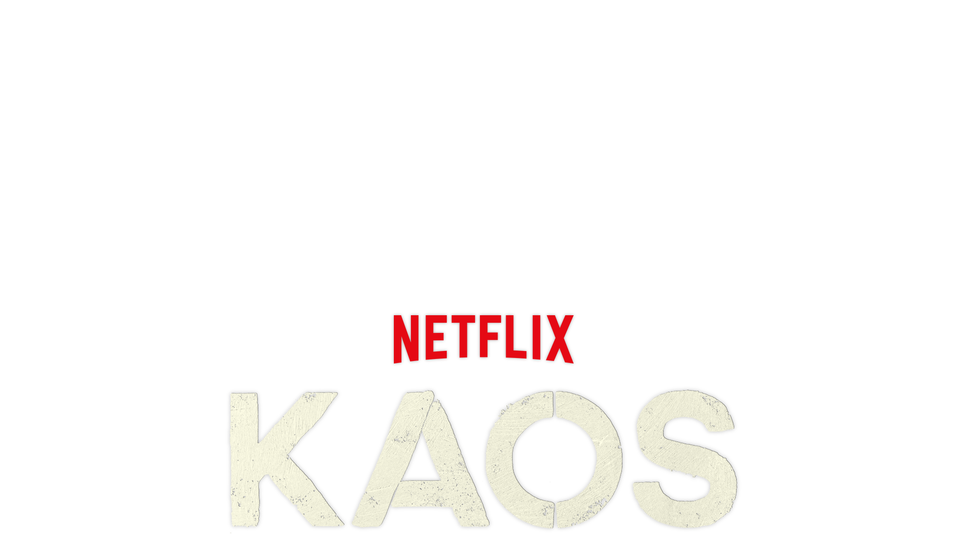 KAOS Key art - Jeff Goldblum as Zeus and Susan Wooldridge as  Pious Agatha looking at a floating rotating ring of water