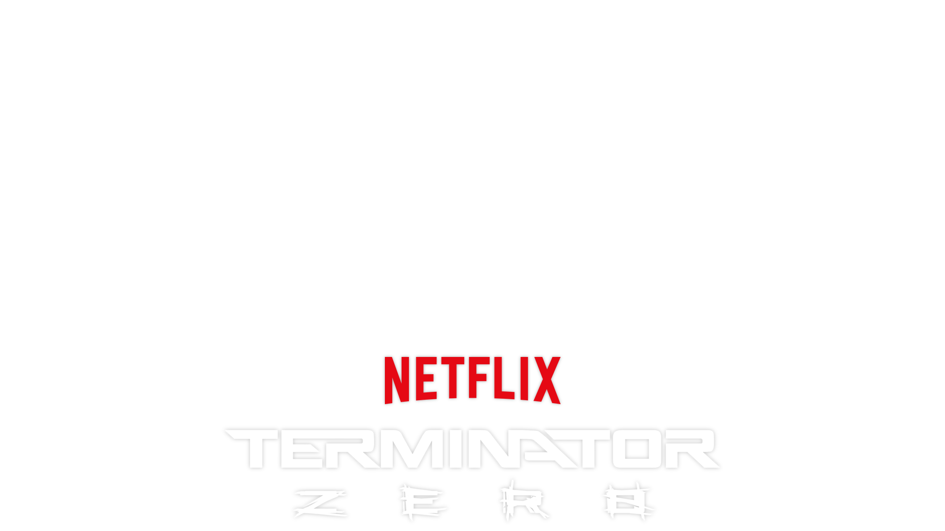 Terminator Zero - A terminator holding a young person's hand in front of an inferno of fire. 