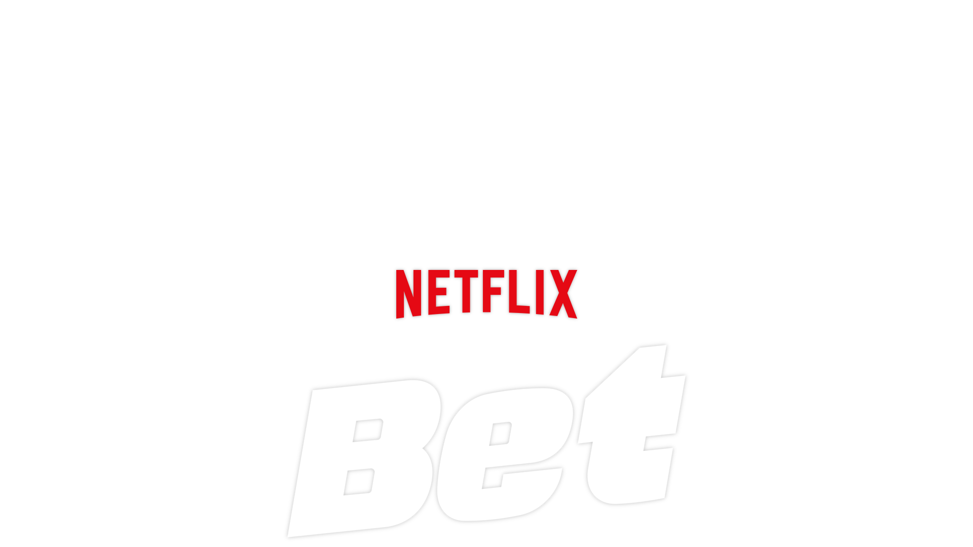 BET - The cast inside a roulette wheel on a red background with knives and swords pointed at them. 