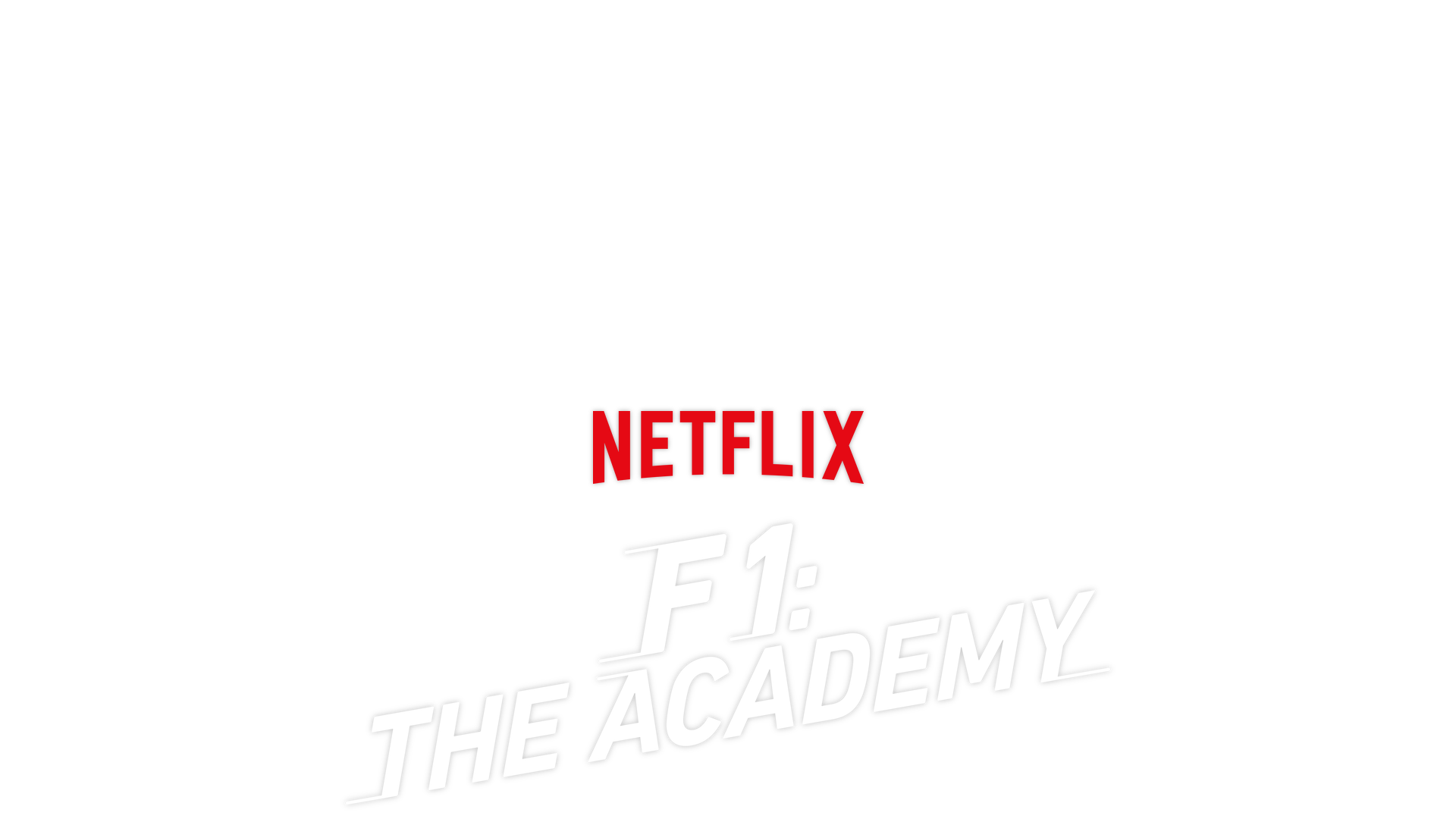 F1: The Academy - Drivers from F1 holding up trophies on a blue/teal background