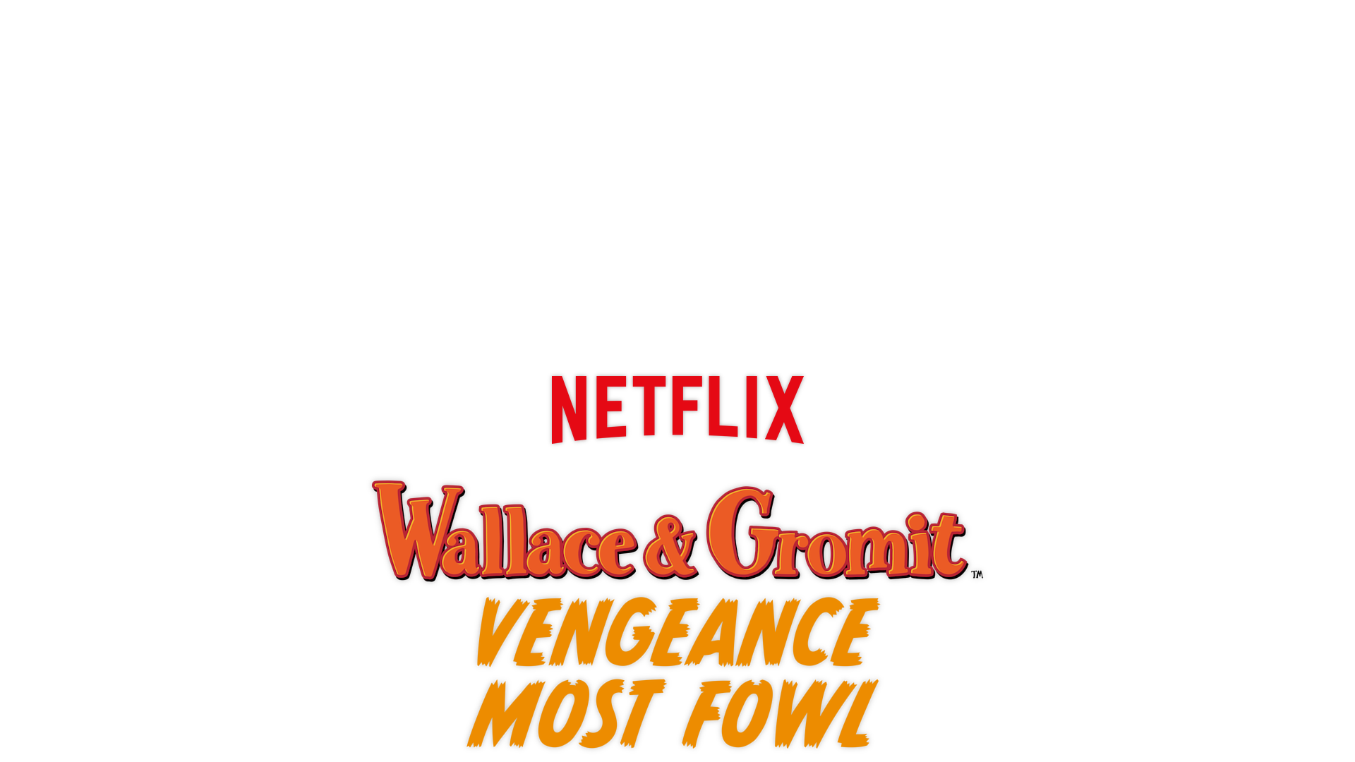 Wallace & Gromit clicking mugs with their initials with a gnome