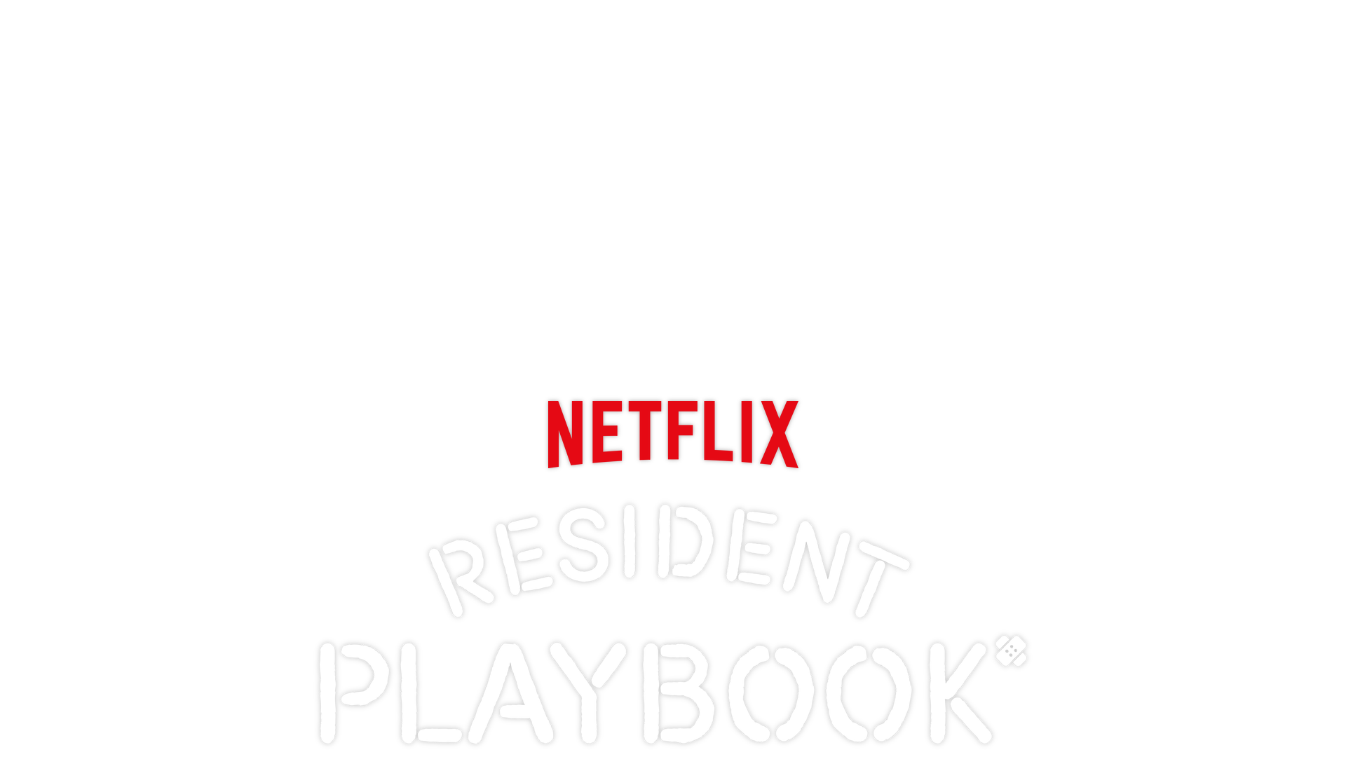 Resident Playbook - The Resident Cast dressed in scrubs running down a hallway. 