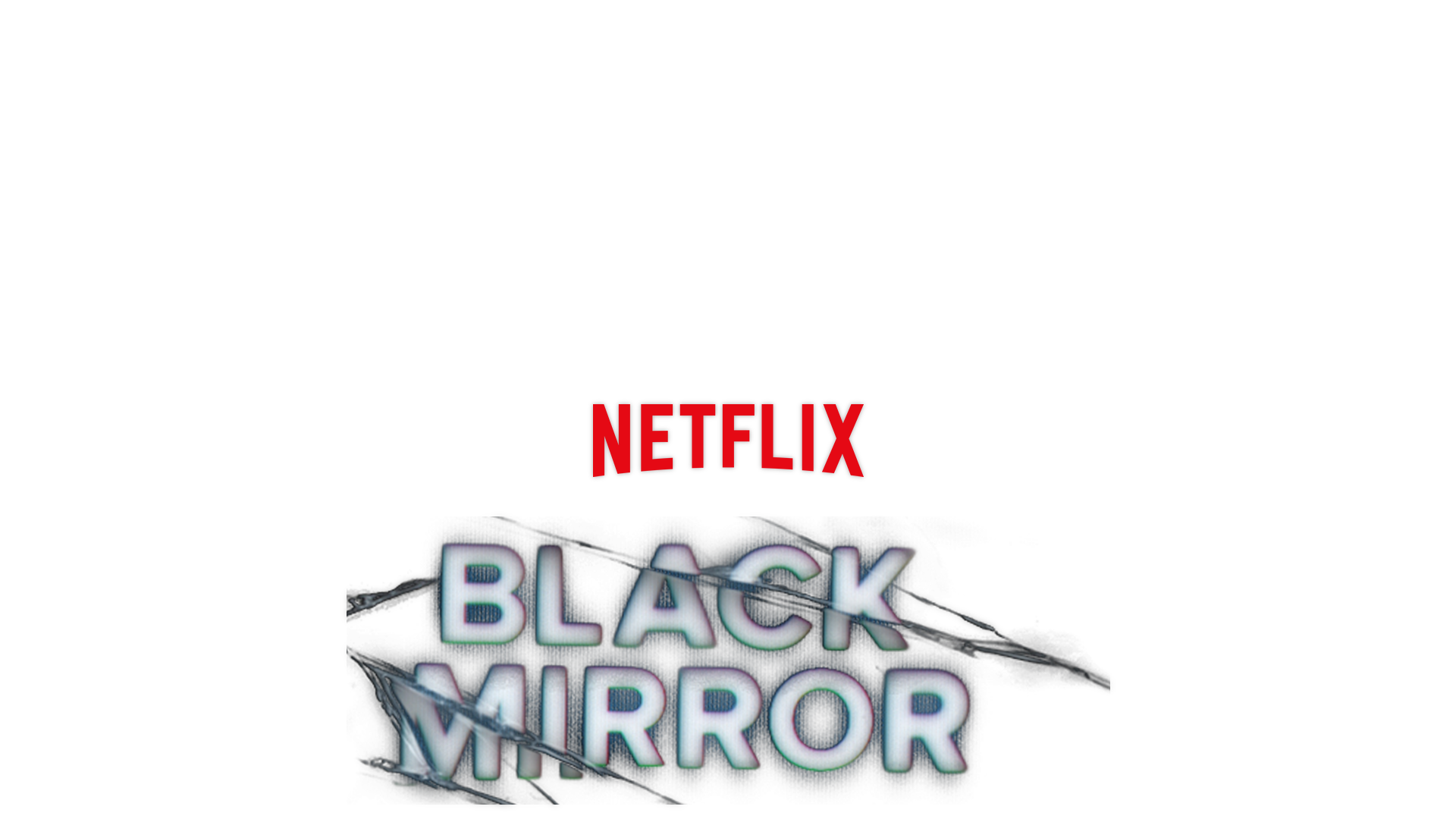 Black Mirror Season 7 Key art - Computer code with missing sections that create a smiling face. 