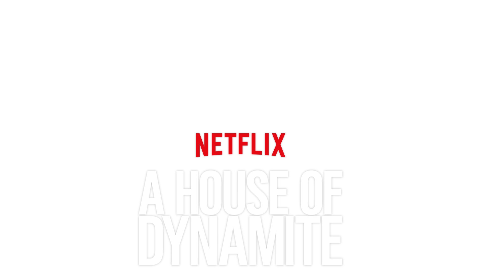 A House of Dynamite key art - a soldier standing against a red background