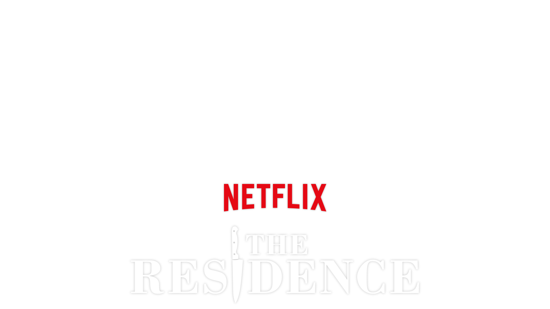 The Residence key art -  Uzo Aduba holding a pair of binoculars that are reflecting an image of the White House