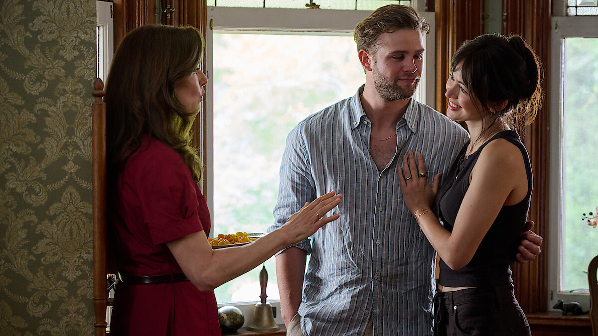 Rachel Weisz as M. in Vladimir — Netflix limited series 2026, campus drama