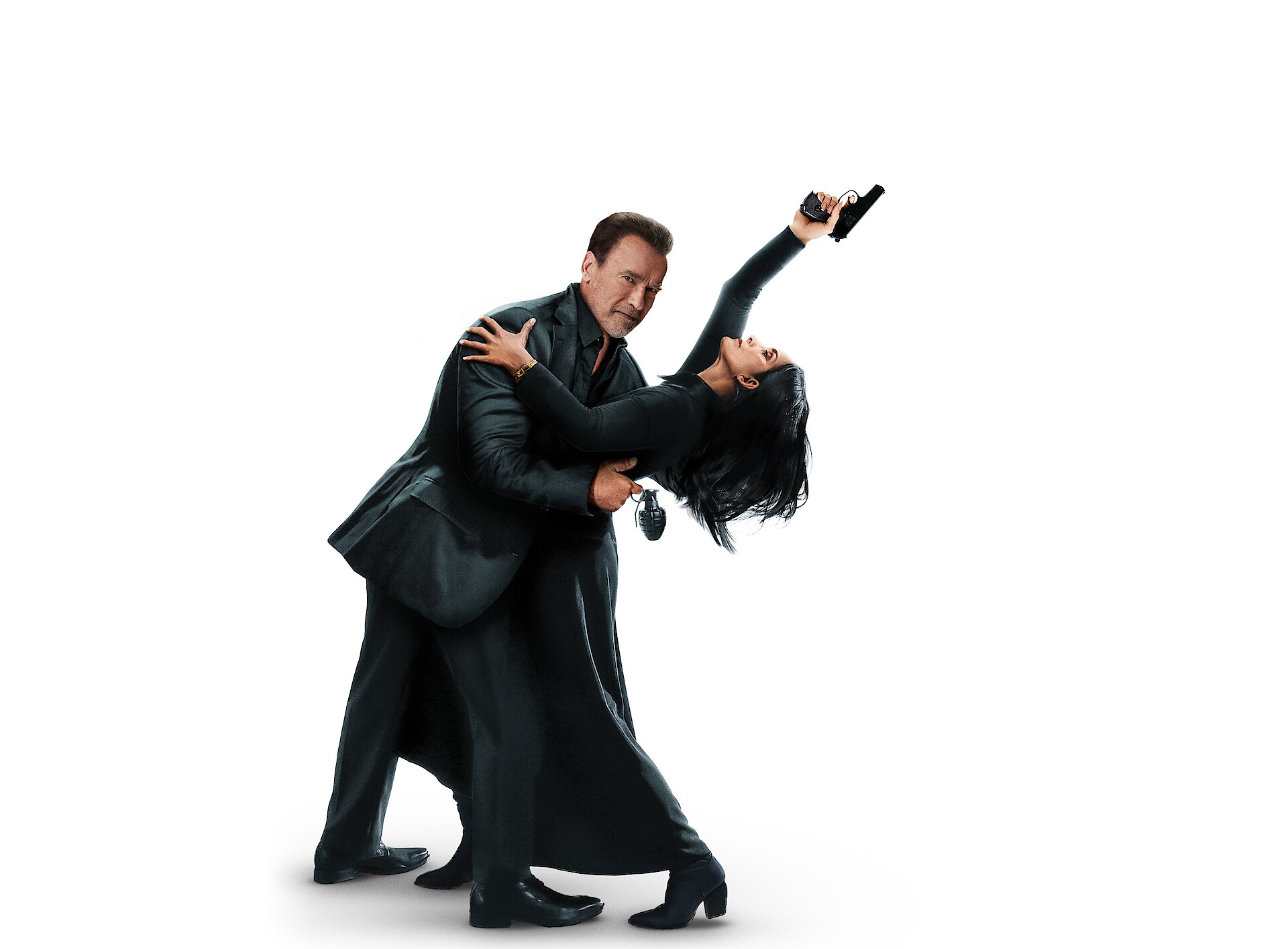 FUBAR Season 2 - Arnold Schwarzenegger and Carrie Ann Moss Dancing the tango