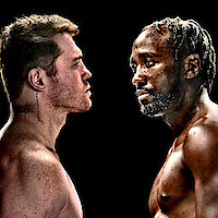 face off of Canelo Alvarez and Terence Crawford
