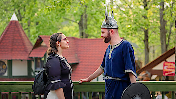 A still image from an episode of Love on the Spectrum.