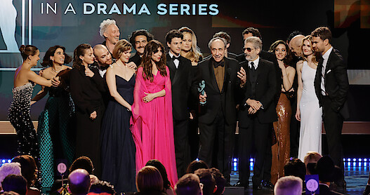 The White Lotus cast at the SAG Awards