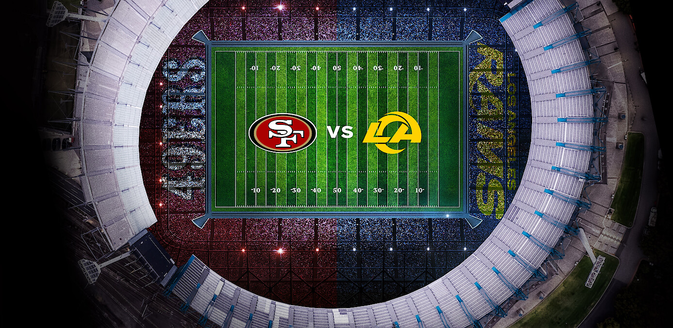 San Francisco 49rs vs. Los Angeles Rams Live on Netflix