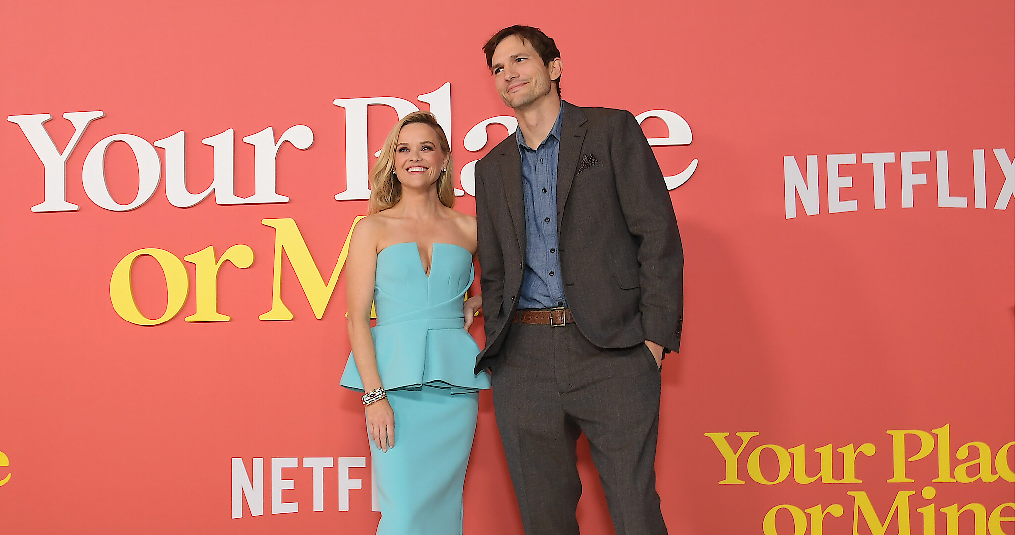 Reese Witherspoon, Ashton Kutcher costar at Your Place or Mine premiere pic