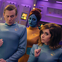 The USS Callister crew in Season 4 of 'Black Mirror'