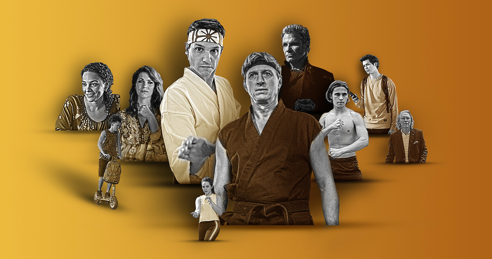 Cobra Kai Cast on Netflix - Who's in The Karate Kid Sequel Series?