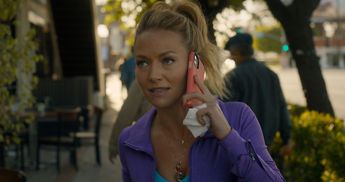 A close up of Lorna, Mickey Haller's case and office manager on 'The Lincoln Lawyer'