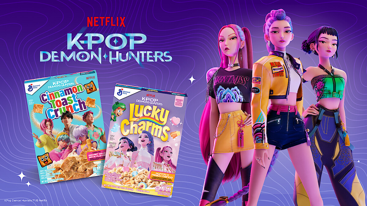 KPop Demon Hunters Releases HUNTR/X Peach Mango Lucky Charms and
