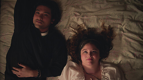 Will Sharpe and Megan Stalter in 'Too Much'