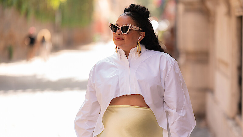 Michelle Buteau as Mavis in 'Survival of the Thickest' Season 2.