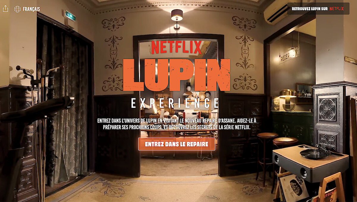 Explore Assane and Benjamin's Season 3 lair in this interactive adventure.