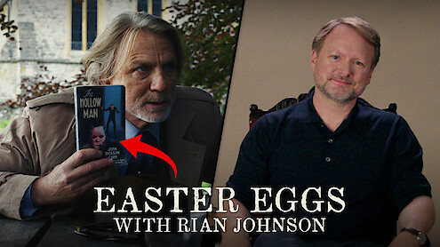 Easter Eggs with Rian Johnson - image of Daniel Craig and Rian Johnson