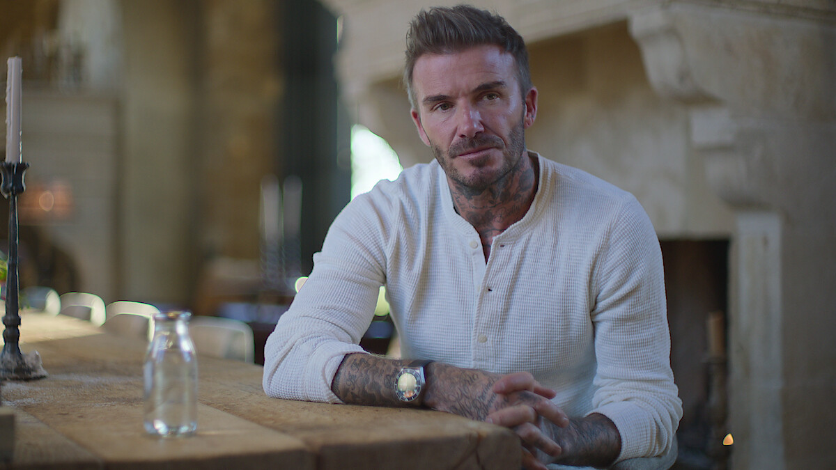 B/R Football on X: David Beckham pulled up to watch Messi's first