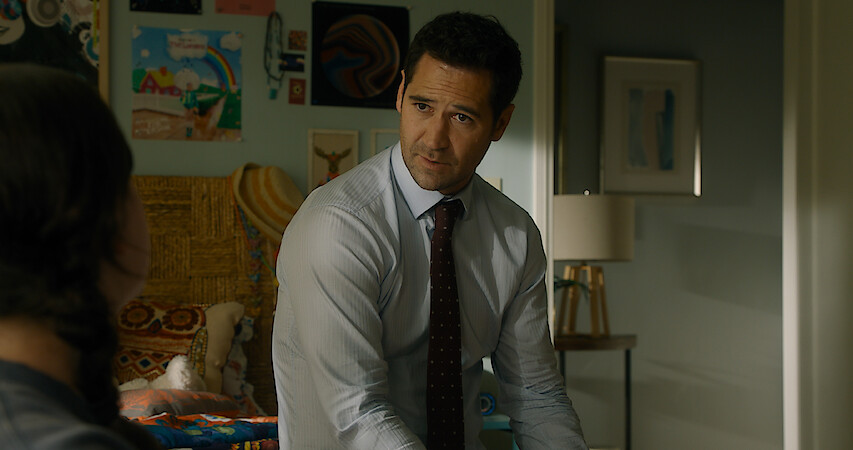 A close up of Mickey Haller in 'The Lincoln Lawyer'