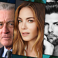 Robert De Niro, Michelle Monaghan, and Adam Scott.