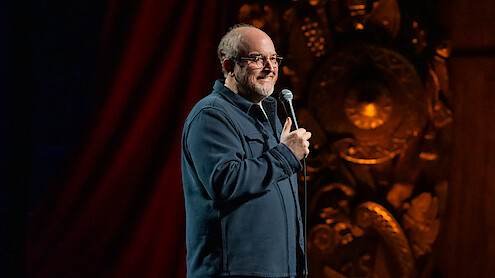 Louis C.K.: Ridiculous. Louis C.K. at the Beacon Theatre in New York City. Cr. Troy Conrad/Netflix © 2026