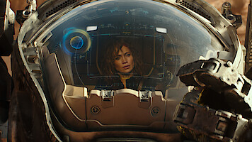 Atlas. Jennifer Lopez as Atlas Shepherd. Cr. Courtesy of Netflix © 2024.