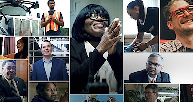 The cast of Working: What We Do All Day