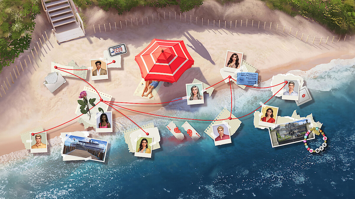 Illustrative artwork for the mobile game 'Netflix Stories: A Perfect Couple'.