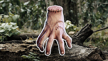 Wednesday character Thing in the forest