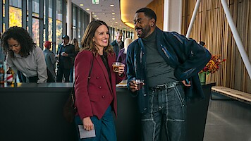 Tina Fey and Colman Domingo in The Four Seasons.