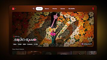 A preview of the Netflix's new interface