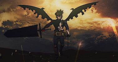A still image from 'Black Clover: Sword of the Wizard King'