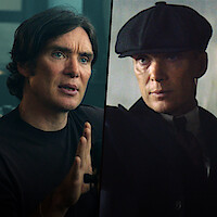 Cillian Murphy and Thomas Shelby share a split screen 