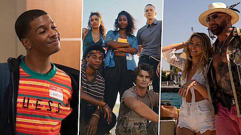 Obx Recs: 3 stills: On My Block, Outer Banks, Glass Onion: Knives out