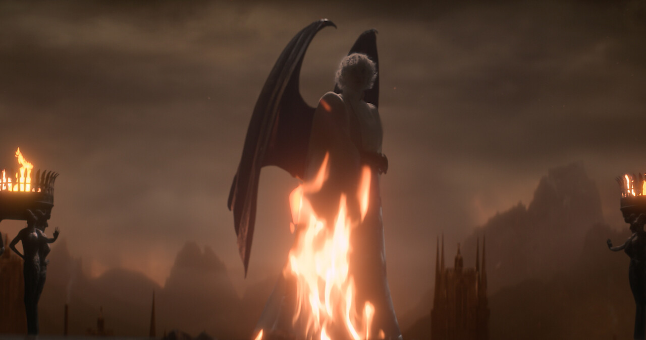 Dream Confronts Lucifer in Hell | 'The Sandman' S1E4