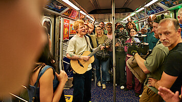One Shot with Ed Sheeran. Ed Sheeran in One Shot with Ed Sheeran. Cr. Danny Clinch/Netflix © 2025